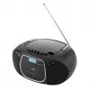 Pārnēsājams CD atskaņotājs JVC RC-E451B Melns — CD/MP3, Bluetooth, FM 87,5–108 MHz, USB, AUX, 3,2W RMS