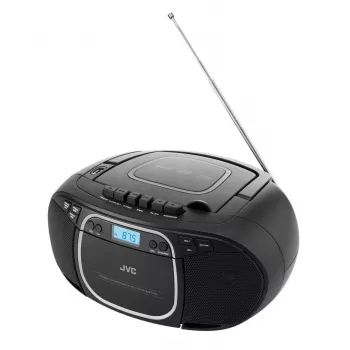 Pārnēsājams CD atskaņotājs JVC RC-E451B Melns — CD/MP3, Bluetooth, FM 87,5–108 MHz, USB, AUX, 3,2W RMS