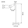 Activejet AJE-IDA 4IN1 daudzfunkcionāla lampa, melna