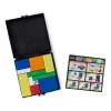 Rubik's Cube Gridlock spēle, problēmu risināšanas galda spēle, iedvesmota no klasiskās prāta mežģu fidget rotaļlietas, pieaugušajiem un bērniem no 7 gadu vecuma