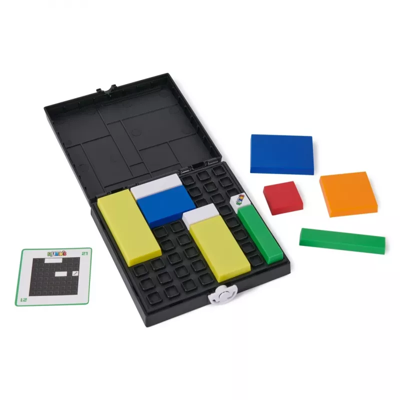 Rubik's Cube Gridlock spēle, problēmu risināšanas galda spēle, iedvesmota no klasiskās prāta mežģu fidget rotaļlietas, pieaugušajiem un bērniem no 7 gadu vecuma