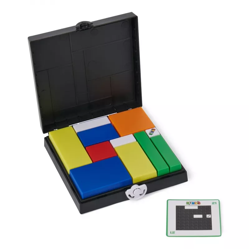 Rubik's Cube Gridlock spēle, problēmu risināšanas galda spēle, iedvesmota no klasiskās prāta mežģu fidget rotaļlietas, pieaugušajiem un bērniem no 7 gadu vecuma