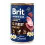 Mitrā suņu barība Brit Premium by Nature Junior — tītars ar aknām, 400 g, kārba, 78% mitrums