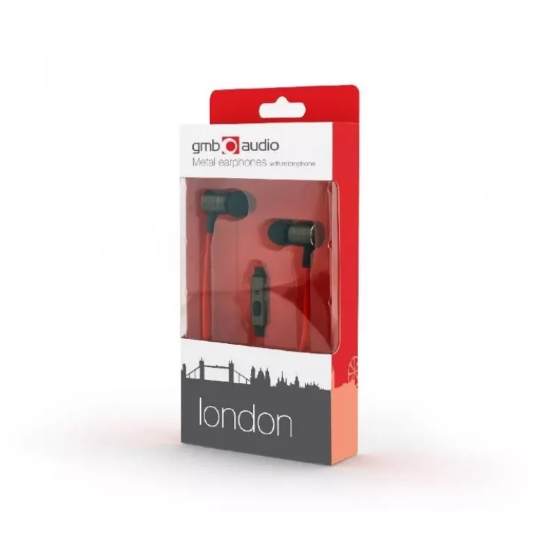 Austiņas London IN-EAR/MHS-EP-LHR Gembird