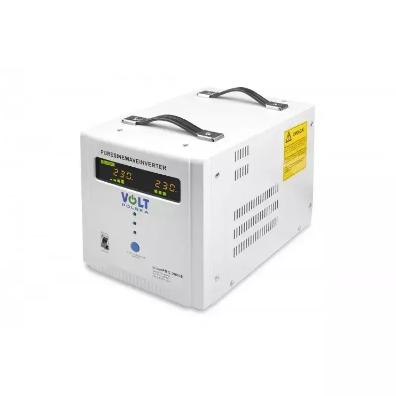 Nepārtrauktās barošanas avots VOLT POLSKA SINUS PRO 2000 E 12/230V, 2000 VA, 12V līdzstrāva uz 230V maiņstrāvu