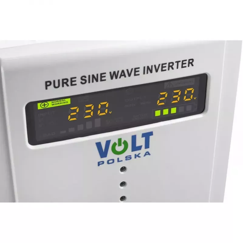Nepārtrauktās barošanas avots VOLT POLSKA SINUS PRO 2000 E 12/230V, 2000 VA, 12V līdzstrāva uz 230V maiņstrāvu