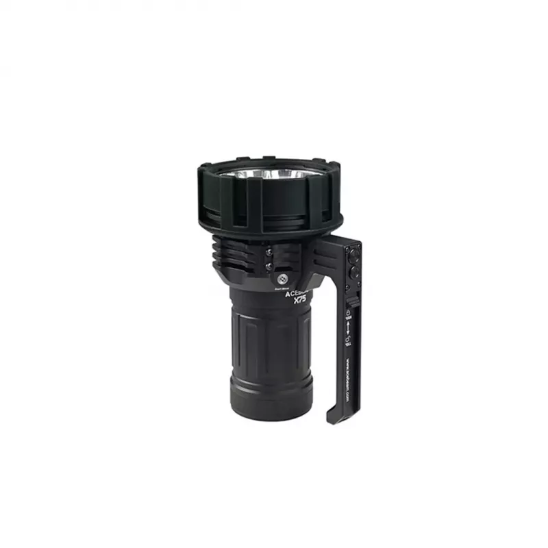 Kabatas lukturītis AceBeam X75 XHP 70.3 melns, 5000K