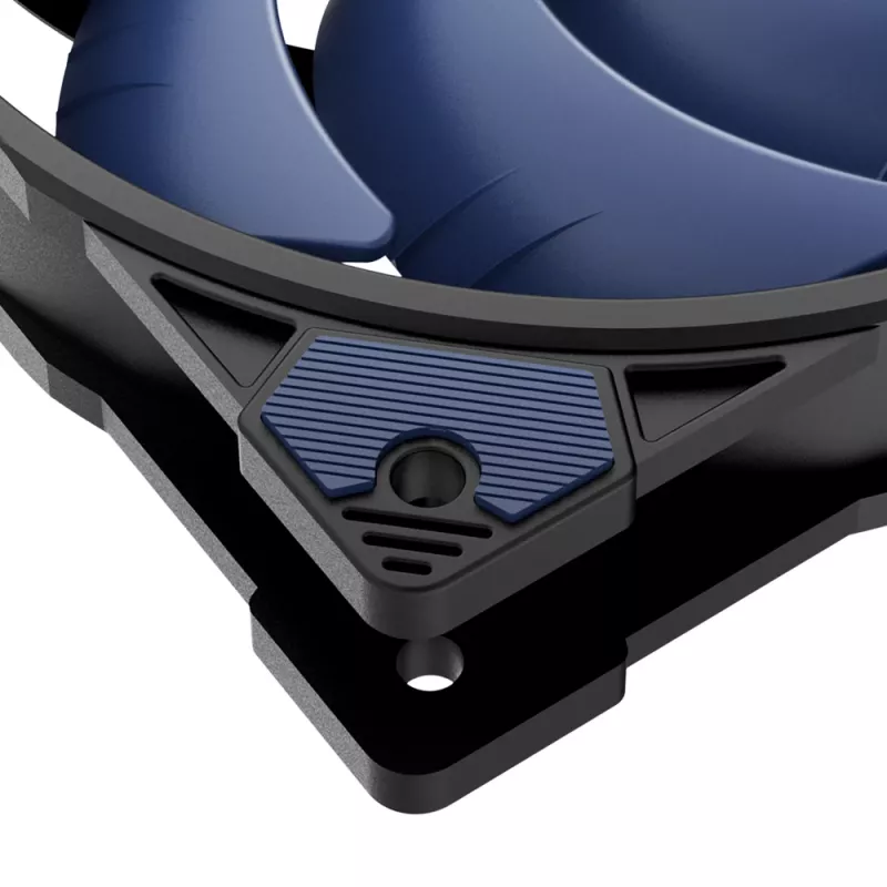 Akasa Alucia H4 Plus - Luftkühlung - 12 cm - 33,1 dB - 56,3 cfm - Schwarz - Blau