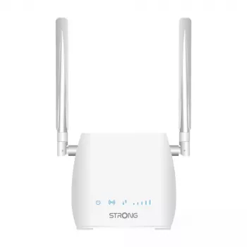 Portable router STRONG 300M Single-band 2.4 GHz Wi‑Fi 4 (802.11n) Fast Ethernet 4G balta