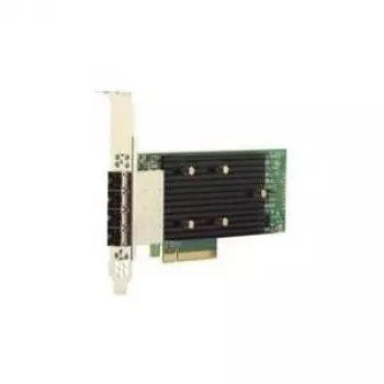 BROADCOM 9400-16e PCIe iekšējais resursdatora adapteris — SAS/SATA, zema profila, pasīvā dzesēšana, 12 Gbit/s