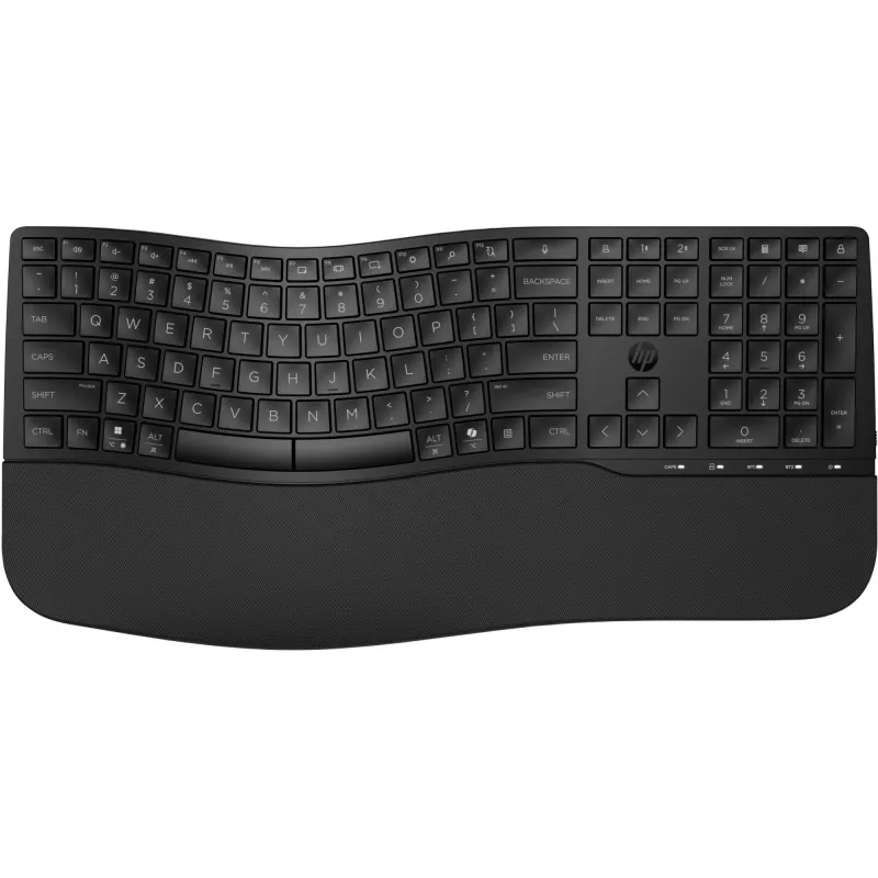 HP 680 Comfort Dual-Mode tastatūra pilna izmēra bezvadu Bluetooth melna
