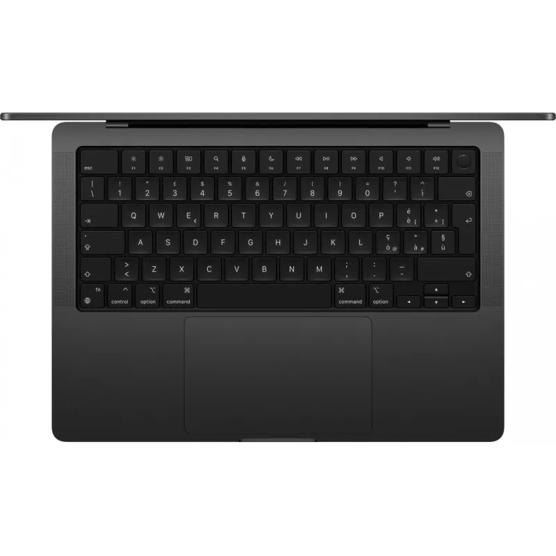MacBook Pro Z1FF 35.97cm 14.2Zoll Nano M4 Pro 14C CPU/20C GPU/16C N.E. 48GB 2TB SSD 96W USB-C DE Melns