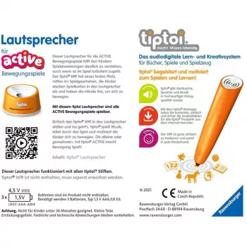 Skaļrunis Ravensburger tiptoi 00093 Daudzkrāsains AAA Baterija