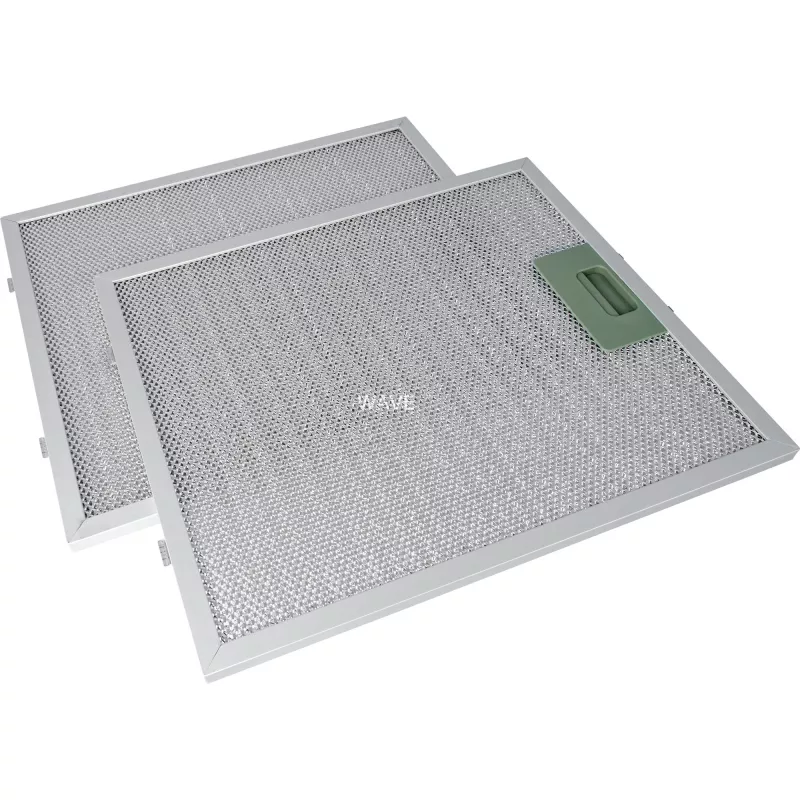 Respekta metāla tauku filtrs MIZ 1259IXCN — rezerves tvaika nosūcēja filtrs, komplektā 2 gab.