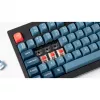 V5 Max, spēļu tastatūra melna/zili pelēka, DE izkārtojums, Gateron Jupiter Banana, Hot-Swap, RGB