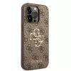 GUESS maciņš Guess GUHCP15L4GMGBR iPhone 15 Pro 6.1 brūns | brūns cietais maciņš 4G Big Metal Logo