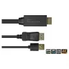 Alcasa HDMI-DP020 video kabeļa adapteris 2 m HDMI Type A DisplayPort melns