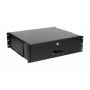 Atvilktnes bloks Equip Lockable Drawer 19' 3U RAL9005 melns