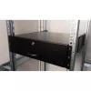 Atvilktnes bloks Equip Lockable Drawer 19' 3U RAL9005 melns