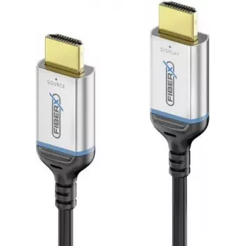 FiberX HDMI kabelis 15 m FX-I380-015 2.1 48 Gbit/s melns