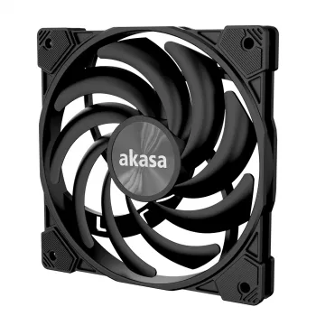 Akasa Alucia XS plāns-Fan 120 mm - melns
