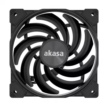 Akasa Alucia XS plāns-Fan 120 mm - melns
