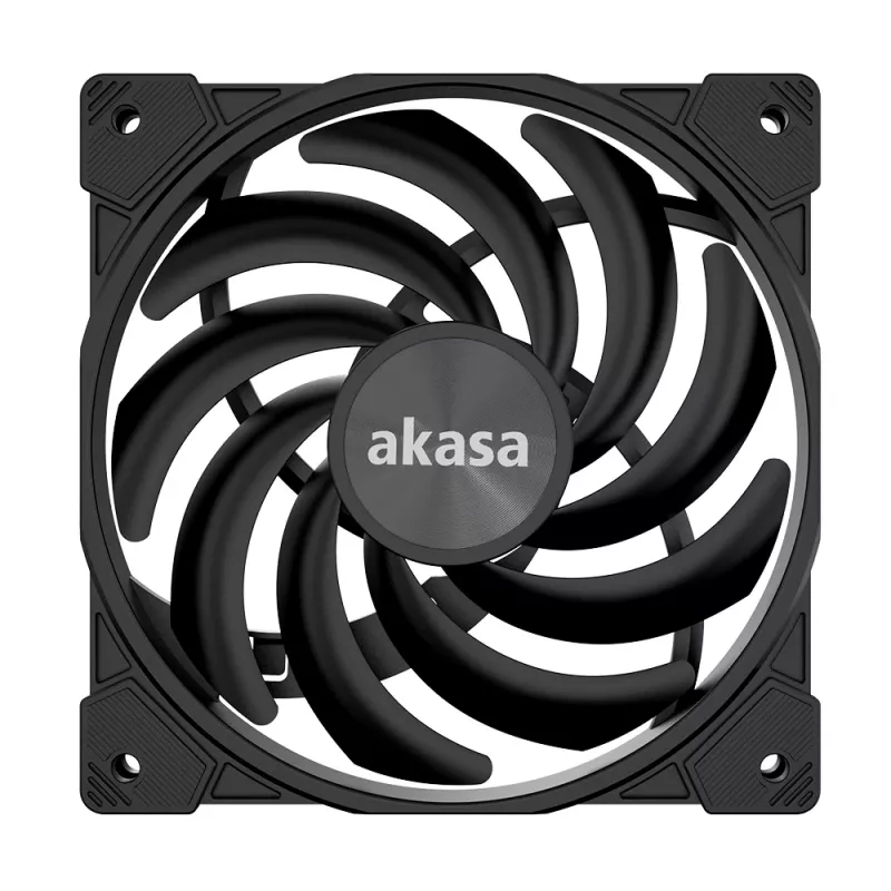 Akasa Alucia XS plāns-Fan 120 mm - melns
