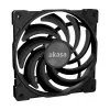 Akasa Alucia XS plāns-Fan 120 mm - melns