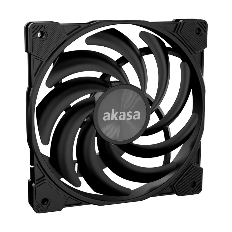 Akasa Alucia XS plāns-Fan 120 mm - melns