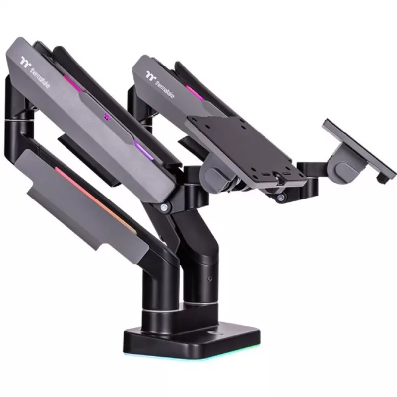 Monitora stiprinājums Thermaltake GEA-MSR-DMSBLK-01 35 collas Melns Pelēks 20 kg