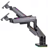 Monitora stiprinājums Thermaltake GEA-MSR-DMSBLK-01 35 collas Melns Pelēks 20 kg