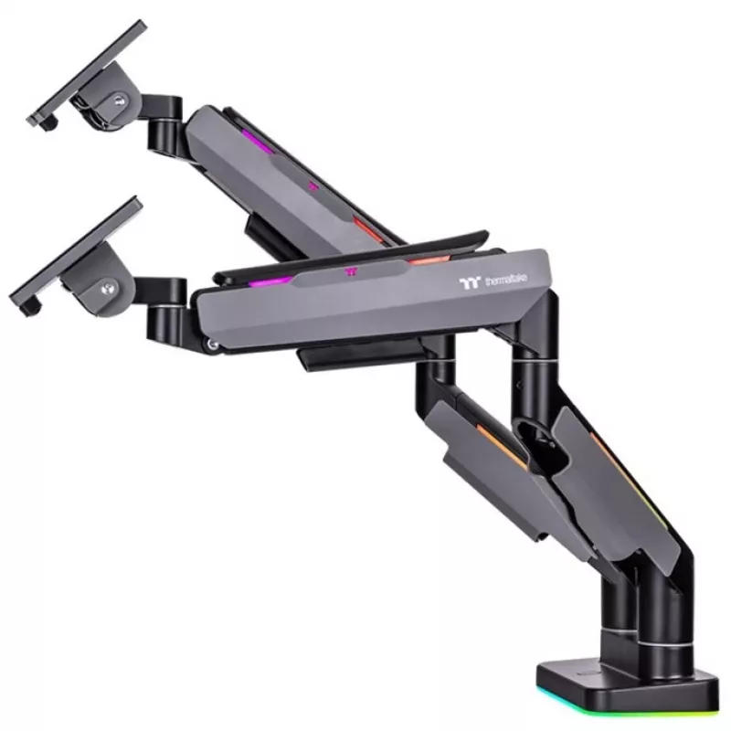 Monitora stiprinājums Thermaltake GEA-MSR-DMSBLK-01 35 collas Melns Pelēks 20 kg
