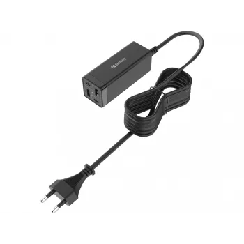 SANDBERG barošanas bloks - 65 W - 3,25 A - PD, QC - 4 izejas pieslēgvietas (2 x USB, 2 x USB-C)