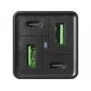 SANDBERG barošanas bloks - 65 W - 3,25 A - PD, QC - 4 izejas pieslēgvietas (2 x USB, 2 x USB-C)