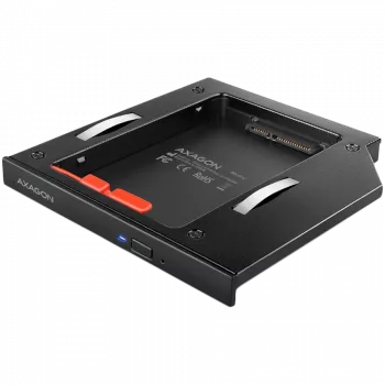 AXAGON RSS-CD12 2.5 SSD/HDD Adapteris optiskajam diskdzinim 12.7 mm LED