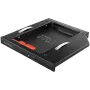 AXAGON RSS-CD12 2.5 SSD/HDD Adapteris optiskajam diskdzinim 12.7 mm LED
