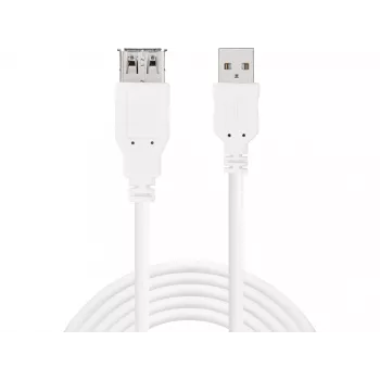 SANDBERG USB kabelis - USB (sieviešu) uz USB (vīriešu) - 1,8
