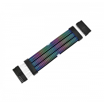 Thermaltake Tt Mod 24-pin ARGB strāvas pagarinātāja kabelis, melns
