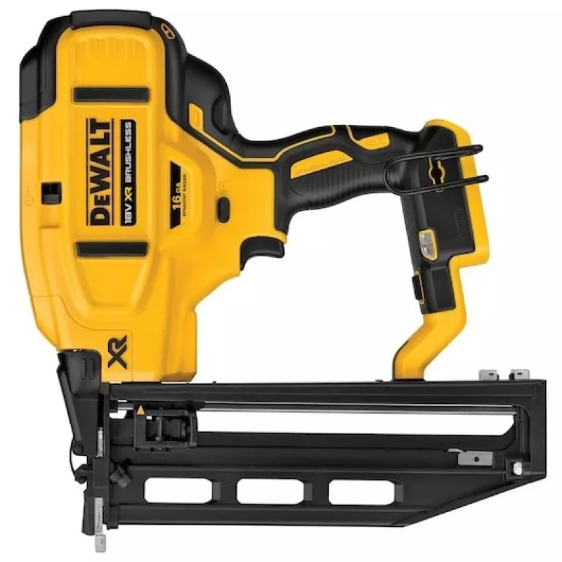 Naglotājs DeWALT DCN662NT-XJ ar bateriju, taisns magazīns, dzeltens, 3.2-6.4 cm