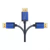 Video kabeļa adapteris Alcasa 4860-SF030B 3 m DisplayPort HDMI Melns Zils
