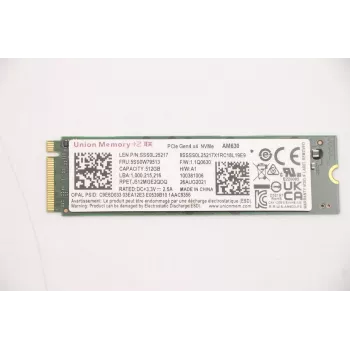 Iekšējais NVMe SSD Lenovo SSDASM 512GB PCIe 4.0 x4 M.2 2280