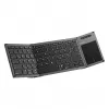 Inateck KB06101_STEEL GRAY tastatūra mājām RF bezvadu + Bluetooth QWERTZ angļu melna