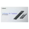 Inateck KB06101_STEEL GRAY tastatūra mājām RF bezvadu + Bluetooth QWERTZ angļu melna