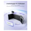 Inateck KB06101_STEEL GRAY tastatūra mājām RF bezvadu + Bluetooth QWERTZ angļu melna