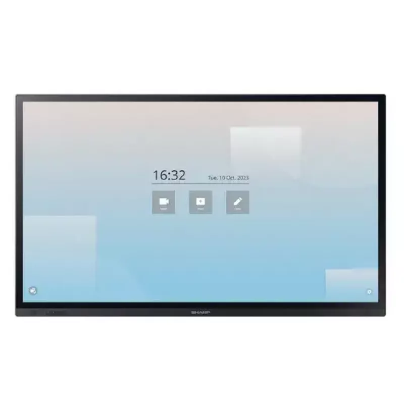 Interaktīvais plakanais panelis Sharp PN-LA862 86 collas 4K Ultra HD skārienjūtīgs Melns
