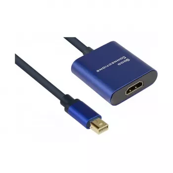 Video kabeļa adapteris Alcasa MDP-HDMI2 0.2 m Mini DisplayPort HDMI Zils Melns
