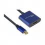 Video kabeļa adapteris Alcasa MDP-HDMI2 0.2 m Mini DisplayPort HDMI Zils Melns