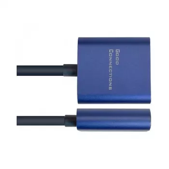 Video kabeļa adapteris Alcasa MDP-HDMI2 0.2 m Mini DisplayPort HDMI Zils Melns