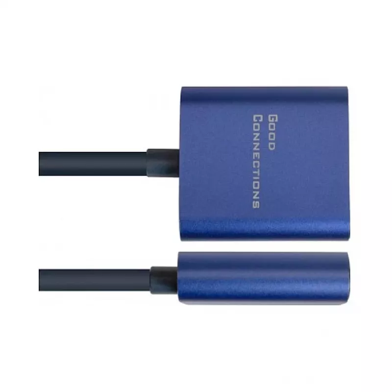 Video kabeļa adapteris Alcasa MDP-HDMI2 0.2 m Mini DisplayPort HDMI Zils Melns