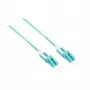 komutācijas kabelis LWL Duplex OM3 (Multimode, 50/125) LC/LC, UNIBOOT, LSZH, reversible polarity, Entriegelungslasche, 2m, Good Connections® (LW-U802LC3)